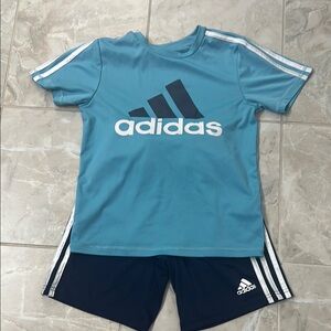 Adidas Blue and Navy Kids' Sports Set